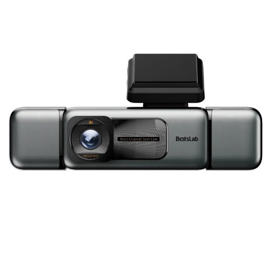 Auto kamera BOTSLAB 4CH G980H, 4K prednja + zadnja kamera, GPS, crna