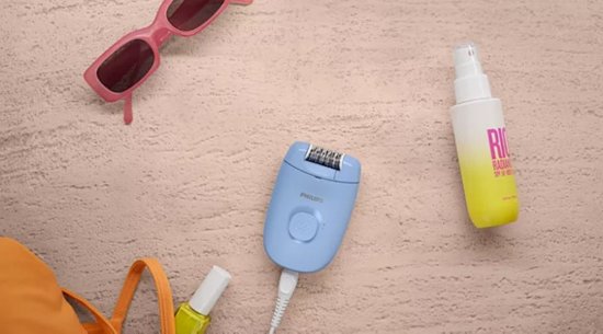 Epilator PHILIPS EPILATOR BRE228/00 Series 2000, plavi
