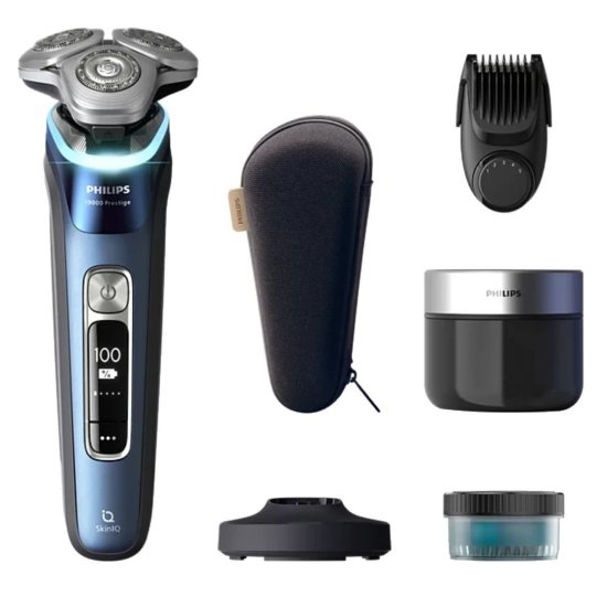 Aparat za brijanje PHILIPS XP9201/33 SkinIQ Pro i9000 Prestige Ultra, za mokro i suho brijanje, plavi