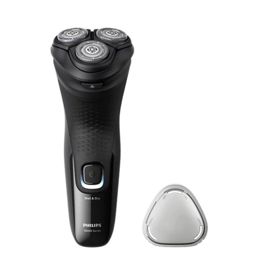 Aparat za brijanje PHILIPS X3001/00, bežična uporaba, za mokro i suho brijanje, crni