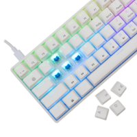 Tipkovnica WHITE SHARK GK-004221 Shinobi-2, RGB, mehanička, plavi switch, US, bijela