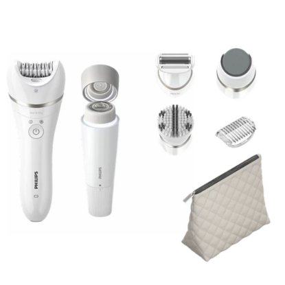 Epilator PHILIPS BRE770/92 Beauty Set Series 9000, Wet & Dry, bijeli