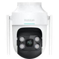 Mrežna nadzorna kamera BOTSLAB PT W312, 4 MP, 360°, vanjska, WiFi, noćno snimanje, bijela