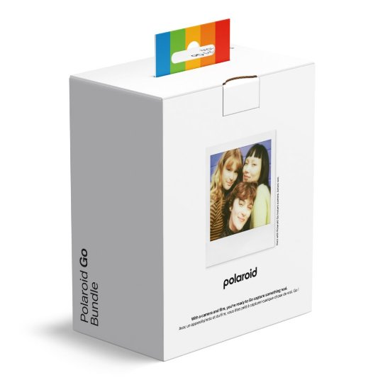 POLAROID instant fotoaparat GO , Gen.3, bijeli + Color Film Bundle (8 slika)