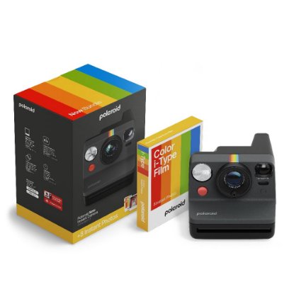 POLAROID instant fotoaparat Originals Now, Gen.3, sivi + Color film za I-Type