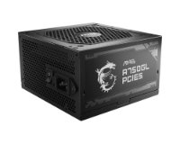 Napajanje 750W, MSI MAG A750GL PCIE5, ATX v3.0, 120mm vent, modularno, 80+ Gold