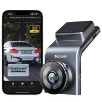 Auto kamera BOTSLAB G300H PLUS, 4K prednja + zadnja kamera, GPS, crna