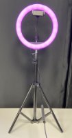 RABLJENI - Ring light MAXMOBILE MJ26, 186cm, RGB, promjer 26cm