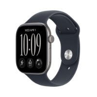 Pametni sat APPLE WATCH SERIES 12 GPS, 46mm, Sivo aluminijsko kućište, Navy Blue sportska narukvica S/M