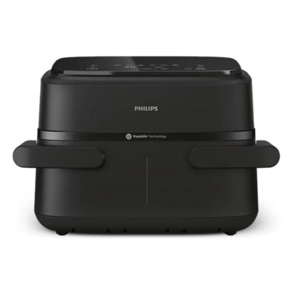 Friteza na vrući zrak PHILIPS NA150/00, 2450 W, 7.1 L, Dual Basket, crna