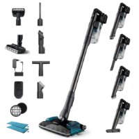 Štapni usisavač PHILIPS XC8057/01, 80 minuta rada, bez vrećice, crni