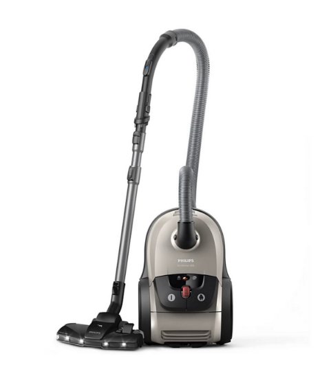 Usisavač PHILIPS XD8152/12, 900 W, 4 L vrećica, sreberni