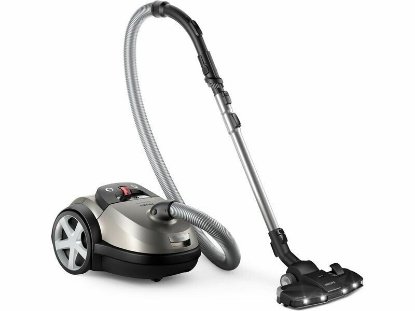 Usisavač PHILIPS XD8152/12, 900 W, 4 L vrećica, sreberni