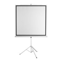 Platno za projektor SBOX PSMT-112-2, 200 x 200 cm, stalak
