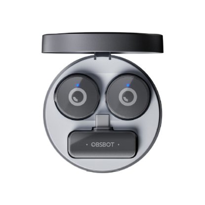 Mikrofon OBSBOT Vox Wireless Live Streaming, bežični, crni