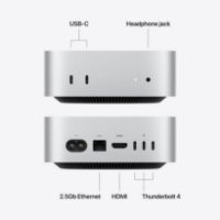 Računalo APPLE MAC MINI MHQM4ZE/A /  M6 12-core CPU, 12-core GPU, 24 GB RAM, 512 GB SSD, srebrno