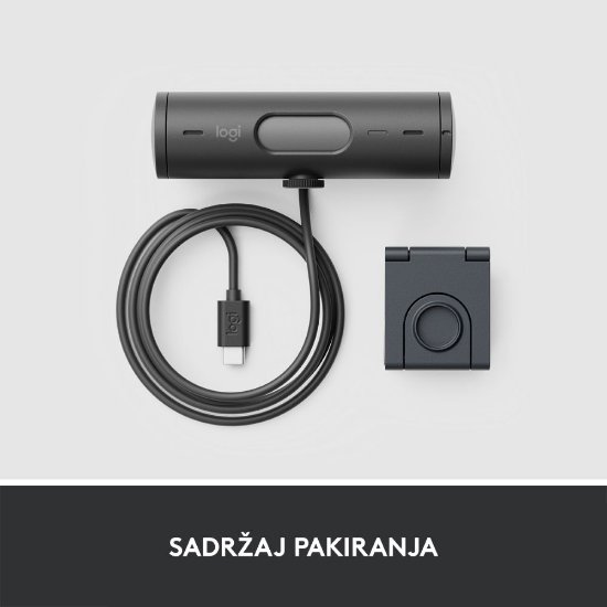 Web kamera LOGITECH Brio 500, crna