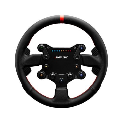 Volan SIMAGIC GTS, Gaming, PC, 300 mm, Alcantara, crni