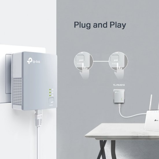Powerline adapter TP-LINK AV600 TL-PA4010KIT, mreža putem postojećih električnih instalacija