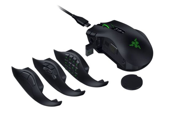 Miš RAZER NAGA V3 PRO, bežični, 50000dpi, crni