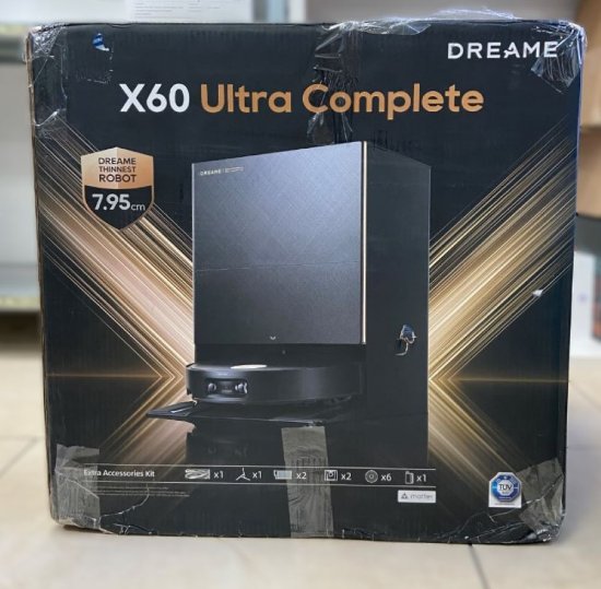 RABLJENI - Robotski usisavač DREAME X60 Ultra Complete sa bazom za samopražnjenje, crni