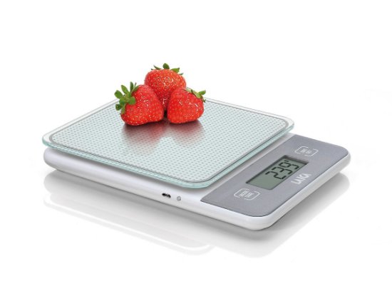 Kuhinjska vaga LAICA KS1320, digitalna, 5 kg, USB, staklo, bijela