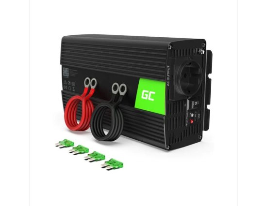 Strujni inverter GREEN CELL, 12V na 220V, 1000W/2000W (INV08)