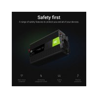 Strujni inverter GREEN CELL, 12V na 230V, 500W/1000W (INV03DE)