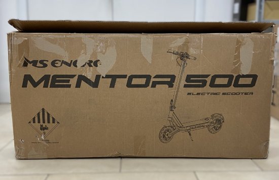 RABLJENI - Električni romobil MS ENERGY Mentor 500, autonomija do 50km, brzina 25km/h, kotači 10˝, sivi