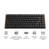 Tipkovnica KEYCHRON K3 Ultra, RGB, Milk POM Red Switch, UK Layout, bežična, crna