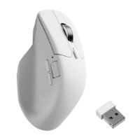 Miš KEYCHRON M6, 12000 DPI, optički, bežični, bijeli