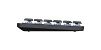 Tipkovnica LOGITECH MX Mechanical Clicky, bežična, BT, crna