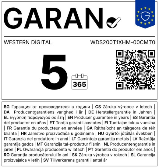 SSD 2TB WESTERN DIGITAL Black SN8100, WDS200T1XHM-00CMT0, M.2 NVMe, 14900/14000 MB/s, hladnjak