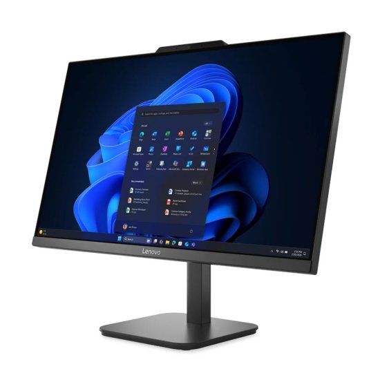Računalo AiO LENOVO V105 24 13Q00007CR / 23,8" FHD IPS, AMD Ryzen 5 40, 16GB, 512GB SSD, Radeon 610M, WiFi, tipkovnica, miš, DOS, crno