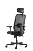IZLOŽBENI - Ergonomska uredska stolica ERGOVISION Ergo Basic 02, crna