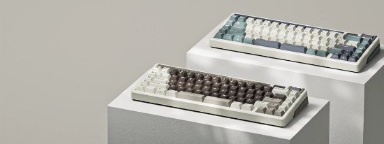 Tipkovnica ROYAL KLUDGE RK-M70, mehanička, Cream linear switch, bežična, US layout, smeđa