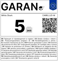Miš WHITE SHARK Camillus WGM-9013, 30000dpi, optički, bežični/žičani, bijeli