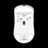 Miš WHITE SHARK Bors WGM-5021, 12000dpi, optički, bežični/žičani, bijeli