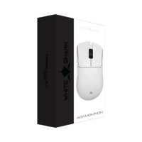 Miš WHITE SHARK Agamemnon WGM-9012, 30000dpi, optički, bežični/žičani, bijeli