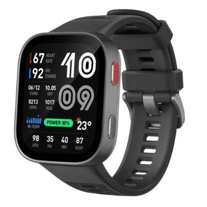 Sportski sat AMAZFIT Bip Max, GPS, pametne obavijesti, sivi