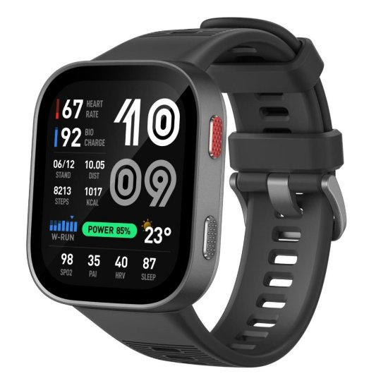 Sportski sat AMAZFIT Bip Max, GPS, pametne obavijesti, sivi